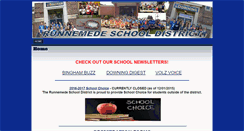 Desktop Screenshot of district.runnemedeschools.org